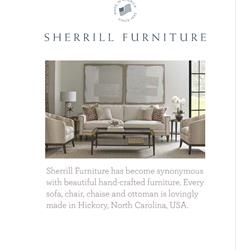 家具设计 Sherrill 2020-2021 欧美家具布艺沙发设计素材图片