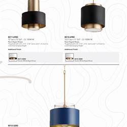 灯饰设计 Quorum 2020年美式吊灯设计素材图