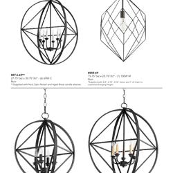 灯饰设计 Quorum 2020年美式吊灯设计素材图