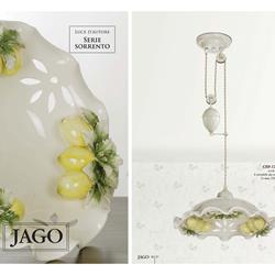 灯饰设计 Jago 意大利陶瓷花灯设计素材图片
