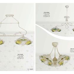 灯饰设计 Jago 意大利陶瓷花灯设计素材图片