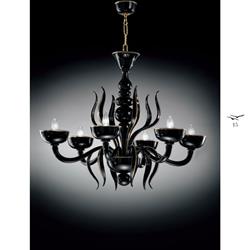 灯饰设计 Gabbiani 2020年意大利定制玻璃蜡烛吊灯设计图片