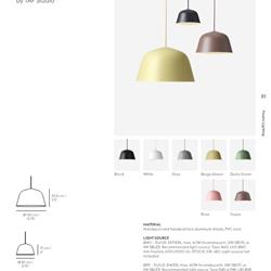 灯饰设计 Muuto 2020年现代简约风格灯饰设计素材图片
