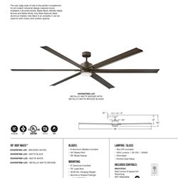 灯饰设计 Hinkley 2021年美式吊扇灯风扇灯设计产品图册