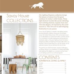 灯饰设计 Savoy House 2021年欧美家居吊灯设计图片