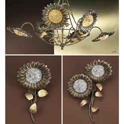 灯饰设计 LOriginale 意大利古典黄铜花艺灯饰设计素材图片