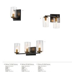 灯饰设计 Lucas McKearn 2021年欧美奢华浴室灯设计素材图片