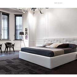 家具设计 Desiree 欧美家具卧室现代双人床图片素材