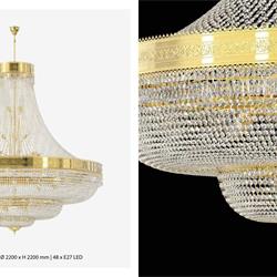 灯饰设计 ArtGlass 2021年欧美水晶铜艺蜡烛灯饰设计