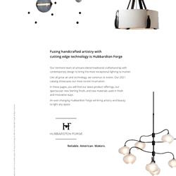 灯饰设计 Hubbardton Forge 2021年美式创意前卫灯饰素材图片