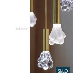 Sklo 2021年捷克手吹玻璃现代灯饰素材图片
