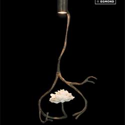 灯饰设计:Brand van Egmond 2021年铜艺树枝型吊灯设计图片