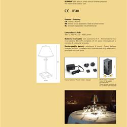 灯饰设计 Estro 2021年欧美无绳台灯落地灯设计素材图片