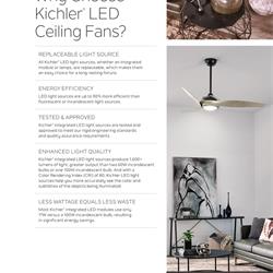 灯饰设计 Kichler 2021年欧美风扇灯吊扇灯图片电子目录