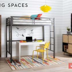 儿童家具设计:Living Spaces 2021年欧美儿童青年卧室家具设计电子杂志
