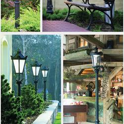 灯饰设计 art metal 欧美经典花园灯饰灯柱设计图片