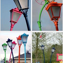 灯饰设计 art metal 欧美经典花园灯饰灯柱设计图片