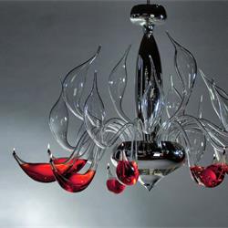 灯饰设计 Lu Murano 意大利手工制作玻璃灯饰设计素材图