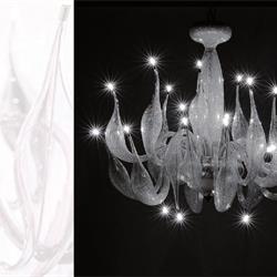 灯饰设计 Lu Murano 意大利手工制作玻璃灯饰设计素材图