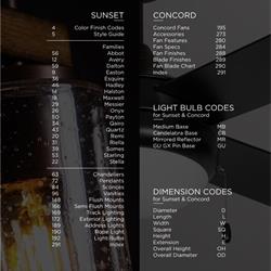 灯饰设计 Sunset & Concord 2022年美式流行灯具设计图片电子书