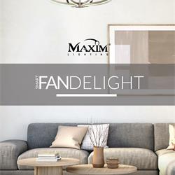 灯饰设计图:Maxim 2021年美式风扇灯吊扇灯素材图片