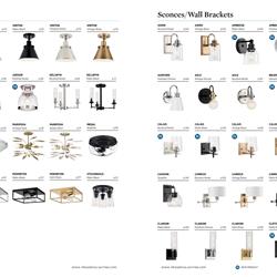 灯饰设计 Progress 2022年美式灯素材图片产品电子目录