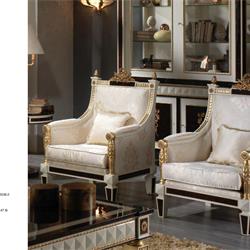 家具设计 Mariner 欧美新古典豪华家具单人位沙发素材图片