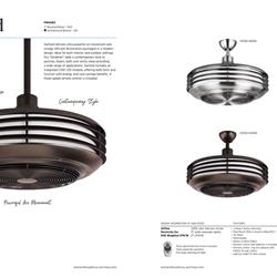 灯饰设计 Progress 2022年欧美风扇灯吊扇灯设计产品图片