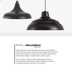 灯饰设计 Millennium 美式新工业仓库风格吊灯设计素材图片