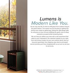 灯饰设计 Lumens 2021年冬季欧美灯饰家具素材电子书