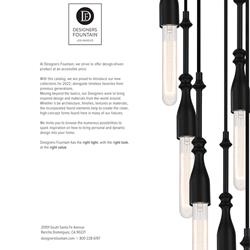 灯饰设计 Designers Fountain 2022年欧美家居灯饰设计素材图片
