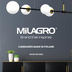 现代时尚灯具设计:MILAGRO 2022年欧美现代时尚灯具设计图片电子目录