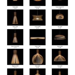 灯饰设计 Secto Design 国外木艺灯饰灯具设计素材图片