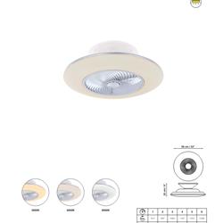 灯饰设计 ACB 2022年欧美家居LED风扇灯设计产品图片