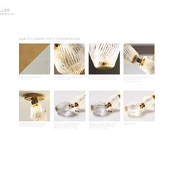 灯饰设计 Visual Comfort 2022年玻璃链条灯饰设计素材图片