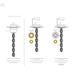灯饰设计 Visual Comfort 2022年玻璃链条灯饰设计素材图片