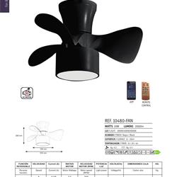 灯饰设计 JUERIC 2022年欧美现代风扇灯吊扇灯具素材图片