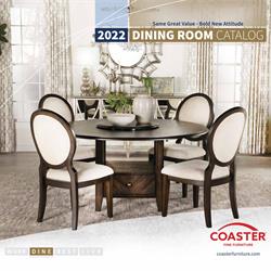 家具设计图:Coaster 2022年欧美餐厅家具设计图片电子目录
