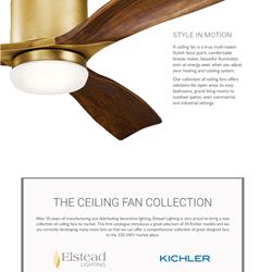 灯饰设计 Kichler 2022年欧美家居LED风扇灯吊扇灯设计素材电子图册
