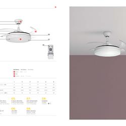 灯饰设计 MDC 2022年西班牙风扇灯吊扇灯设计素材图