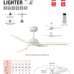 灯饰设计 CristalRecord 2022年国外LED风扇灯吊扇灯设计素材图片