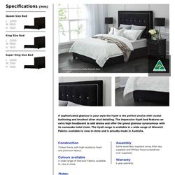 家具设计 forty winks 欧美卧室家具实木床设计素材图片