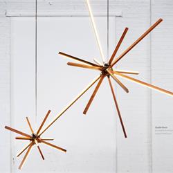 灯饰设计 Stickbulb 2022年欧美木艺长条LED灯具设计素材图片