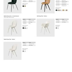 家具设计 GUBI 丹麦休闲沙发及椅子设计素材图片