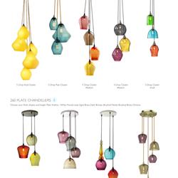 灯饰设计 Curiousa & Curiousa 彩色玻璃创意灯饰设计素材图片