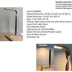 灯饰设计 Bloom 2022年欧美家居酒店装饰台灯设计素材图片