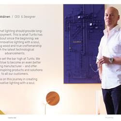 灯饰设计 TUNTO 2022年芬兰木艺LED灯具设计素材图片