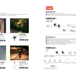灯饰设计 Leaf Libery 2022年现代户外灯具设计素材图片