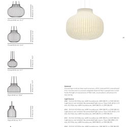 灯饰设计 Muuto 2022年现代北欧风格简约灯饰设计素材图片