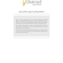 灯饰设计 Elstead 英国灯具素材图片2022年秋季电子画册